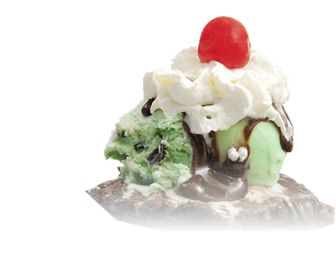 Mint Ice Cream Sundae